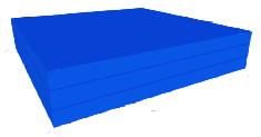 Çok tabakalı (3650-40-ML) PU köpük esaslı düz emiciler örnek çizimi
