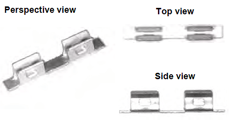 RF shielding clip | Medium clip for PCB shielding cans
