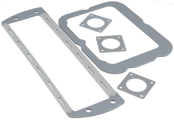 Figure 57.1 : Conductive rubber gaskets can be cut in any shape according to cusomter drawing