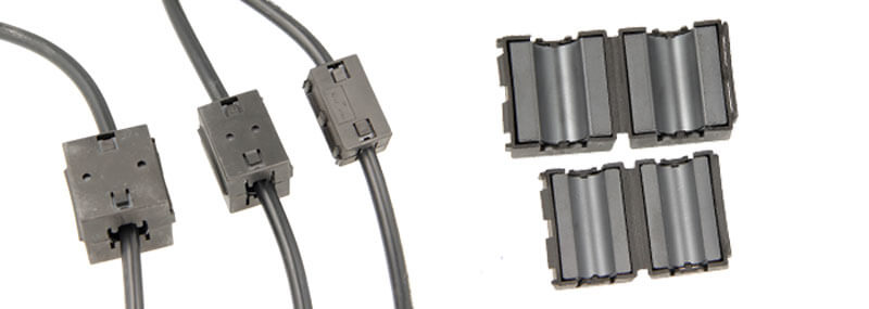 EMC ferrit kablo kelepçeleri kablo koruyucu HF