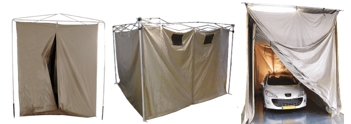 EMI/RFI-shielded Faraday tent
